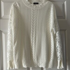 Miholl White Lace Top